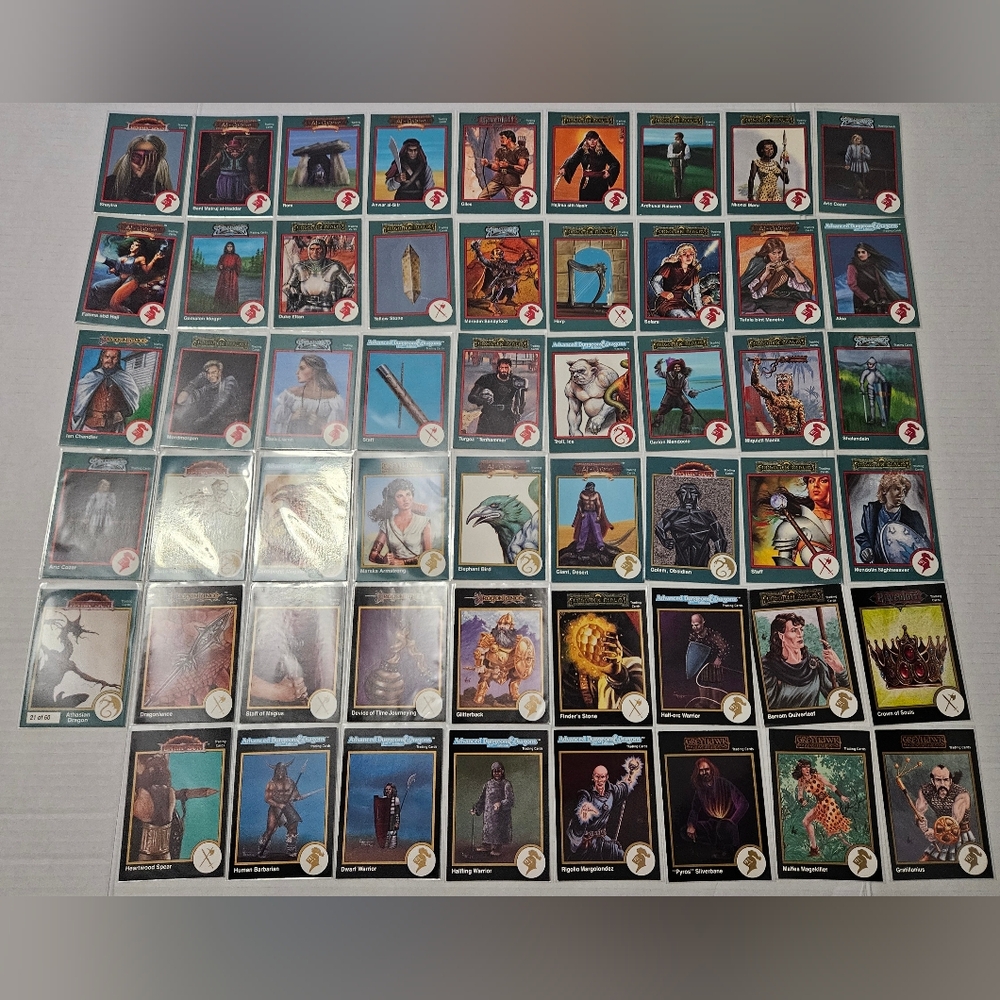 Vintage Dungeons and Dragons Vintage Trading Cards